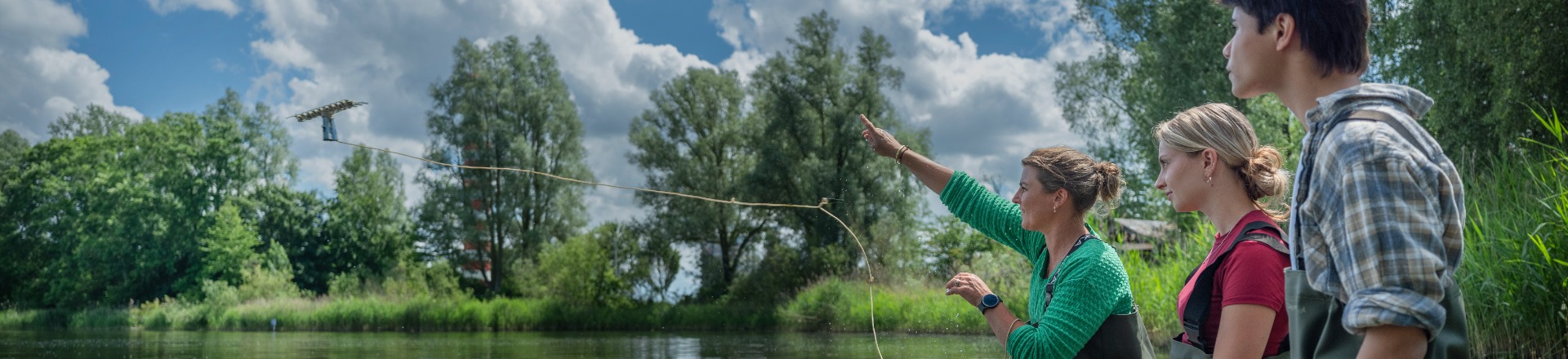 leerlingen mbo almere bij het water