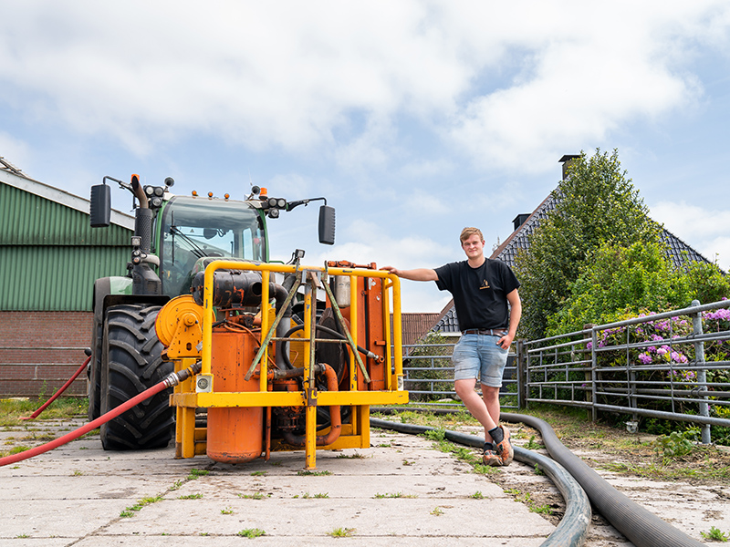 Student van Aeres MBO Buitenpost leert over techniek