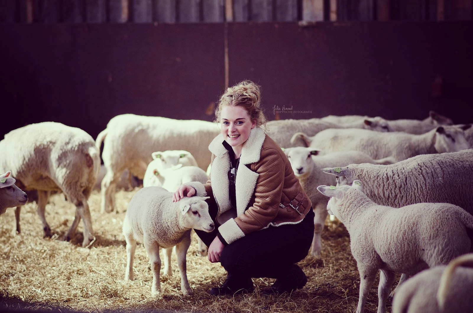 Dag van de boerin: Tynke tussen de schapen