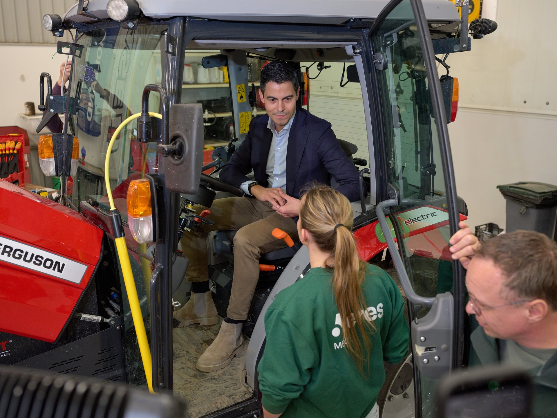 werkbezoek Rob Jetten bij Aeres Hogeschool Dronten