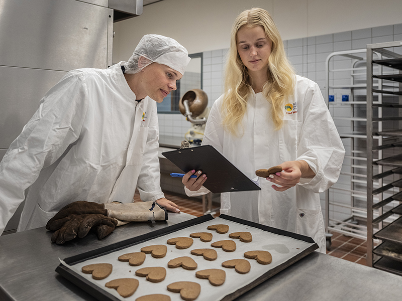 in de bakkerij